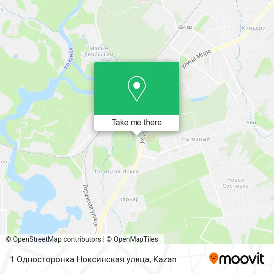 1 Односторонка Ноксинская улица map