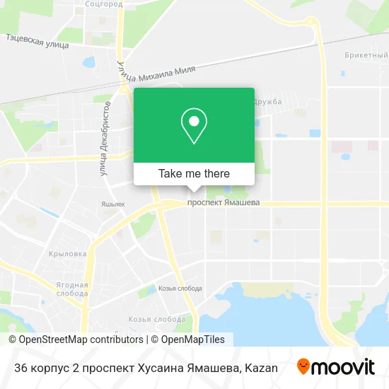 36 корпус 2 проспект Хусаина Ямашева map