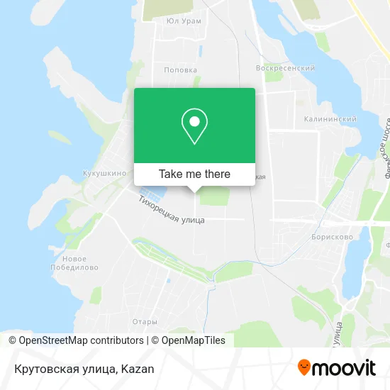 Крутовская улица map