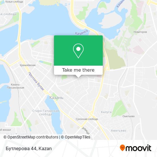 Бутлерова 44 map
