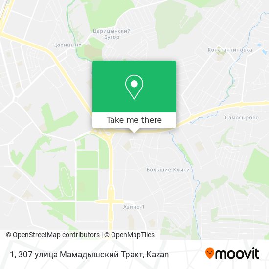 1, 307 улица Мамадышский Тракт map