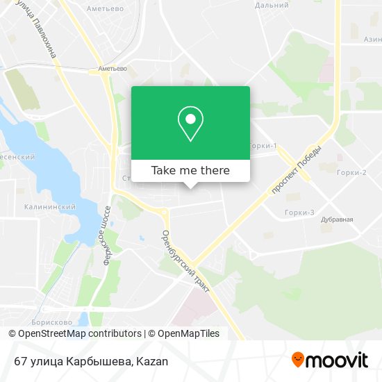 67 улица Карбышева map