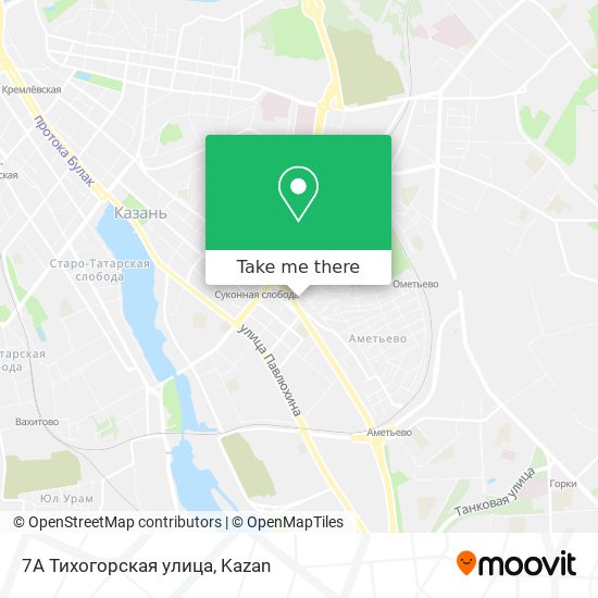 7А Тихогорская улица map