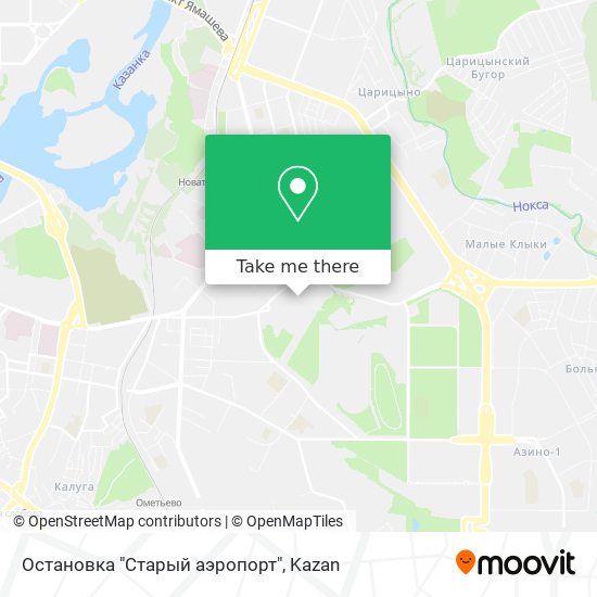 Остановка "Старый аэропорт" map