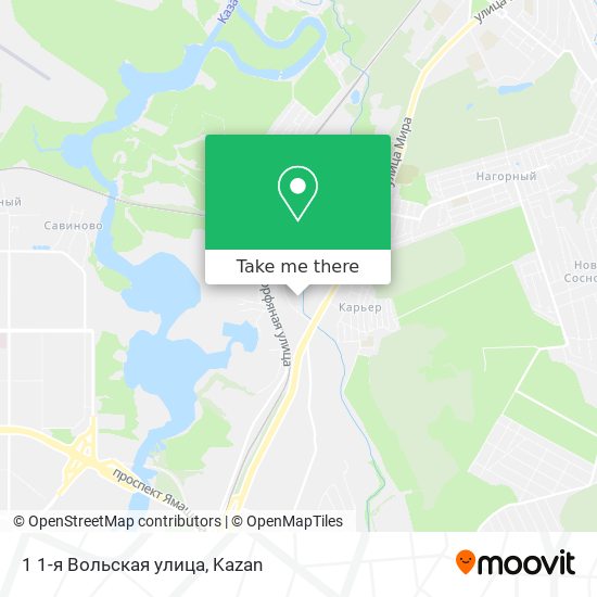 1 1-я Вольская улица map
