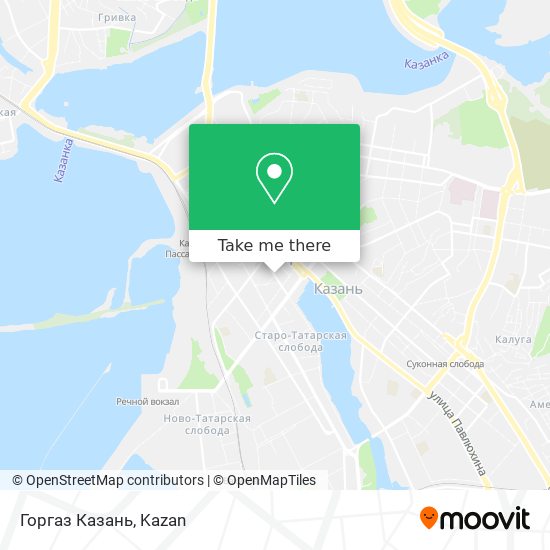 Горгаз Казань map
