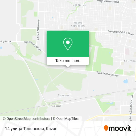 14 улица Тэцевская map