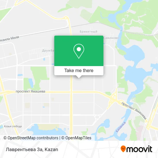 Лаврентьева 3а map