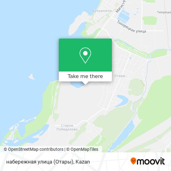 набережная улица (Отары) map
