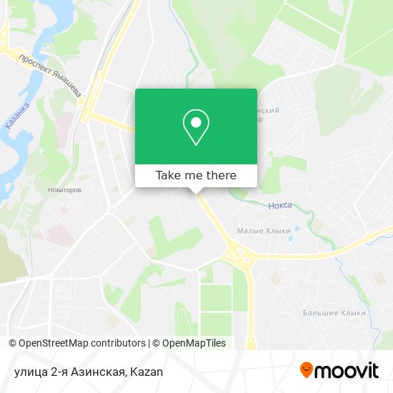 улица 2-я Азинская map