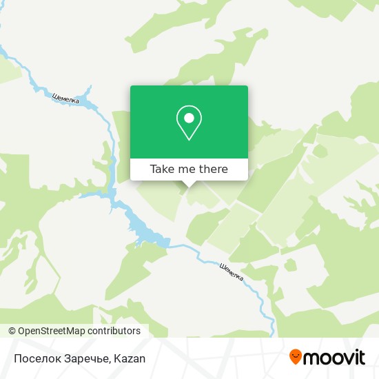 Поселок Заречье map