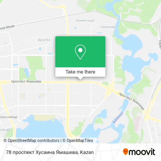 78 проспект Хусаина Ямашева map
