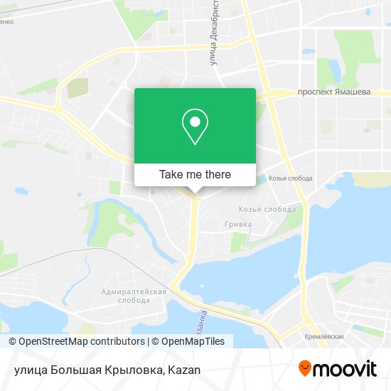 улица Большая Крыловка map