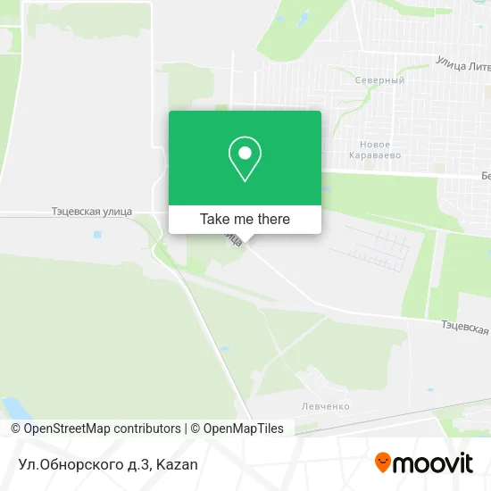 Ул.Обнорского  д.3 map