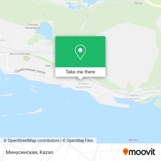 Минусинская map