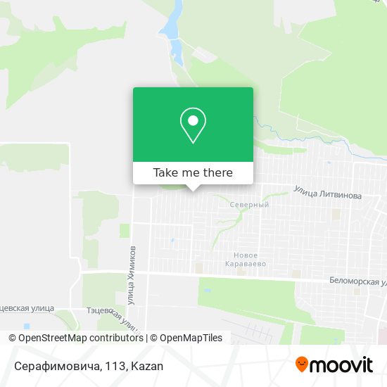 Серафимовича, 113 map