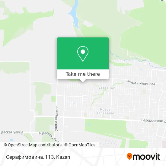 Серафимовича, 113 map