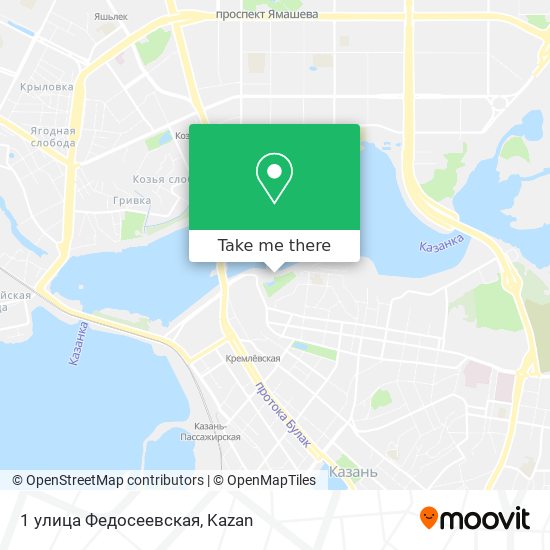 1 улица Федосеевская map