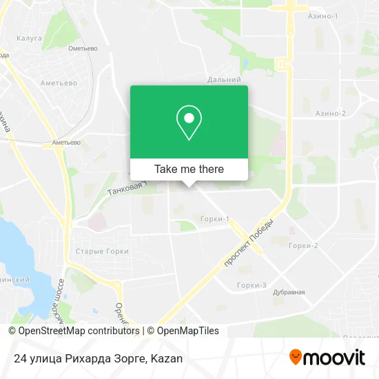 24 улица Рихарда Зорге map