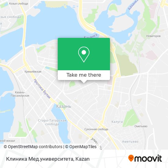 Клиника Мед.университета map