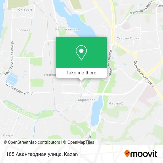 185 Авангардная улица map