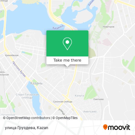 улица Груздева map