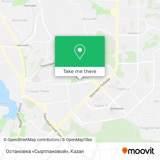 Остановка «Сыртлановой» map