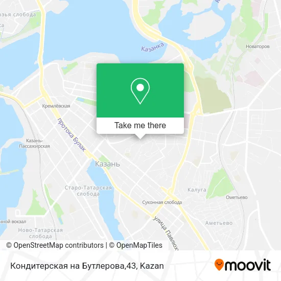 Кондитерская на Бутлерова,43 map