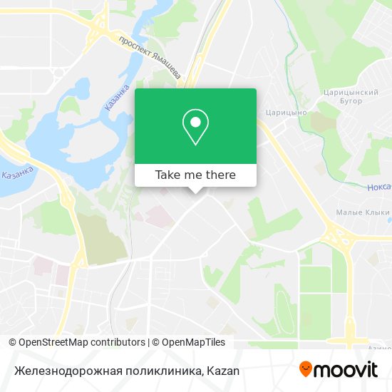 Железнодорожная поликлиника map