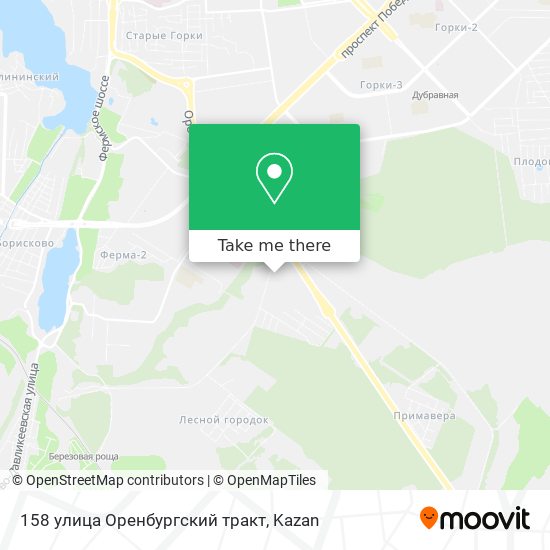158 улица Оренбургский тракт map