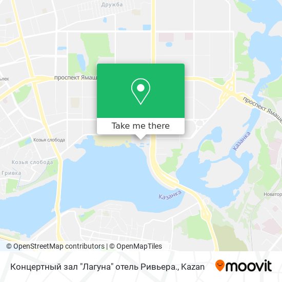 Концертный зал "Лагуна" отель Ривьера. map