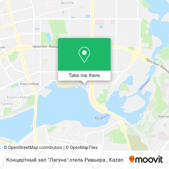 Концертный зал "Лагуна" отель Ривьера. map