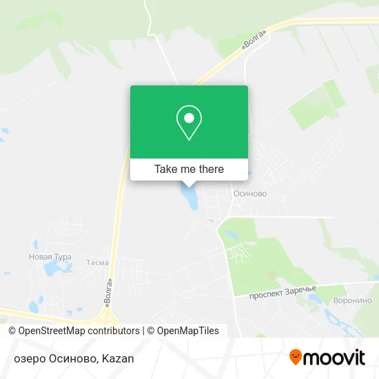озеро Осиново map