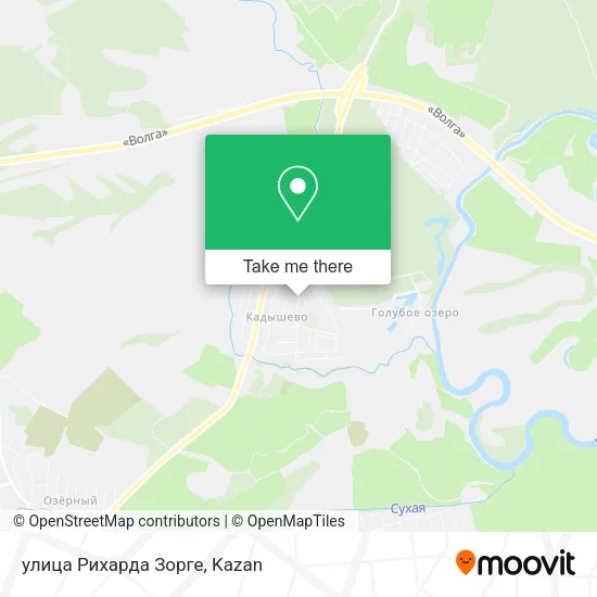 улица Рихарда Зорге map