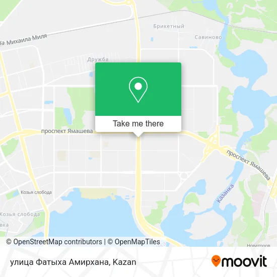 улица Фатыха Амирхана map