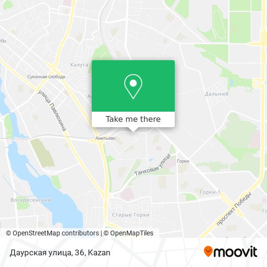 Даурская улица, 36 map
