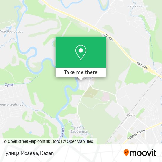 улица Исаева map