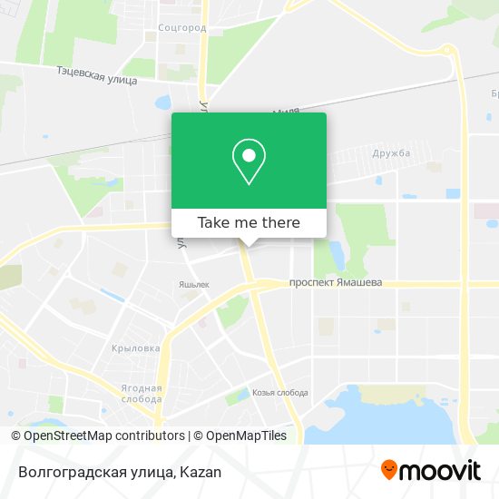 Волгоградская улица map