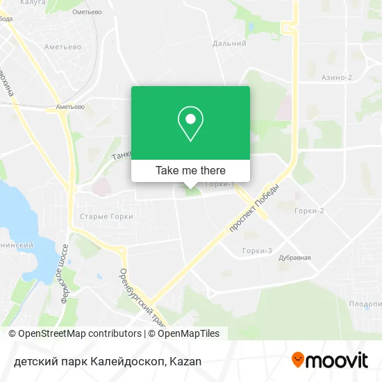 детский парк Калейдоскоп map