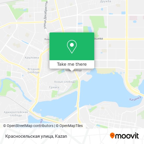 Красносельская улица map