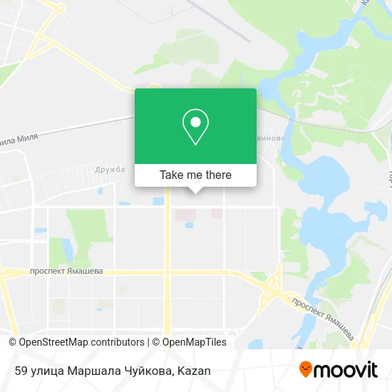 59 улица Маршала Чуйкова map