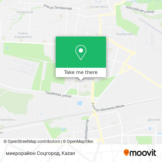 микрорайон Соцгород map