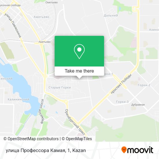 улица Профессора Камая, 1 map