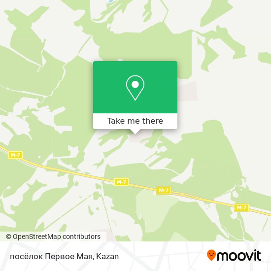 посёлок Первое Мая map