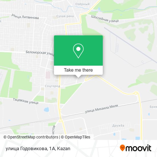 улица Годовикова, 1А map