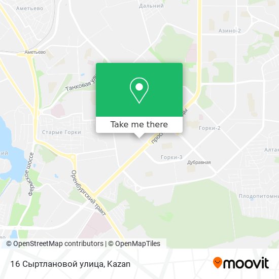 16 Сыртлановой улица map