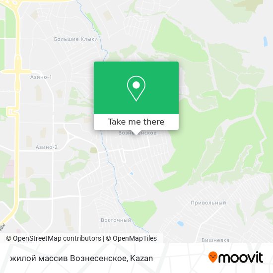 жилой массив Вознесенское map