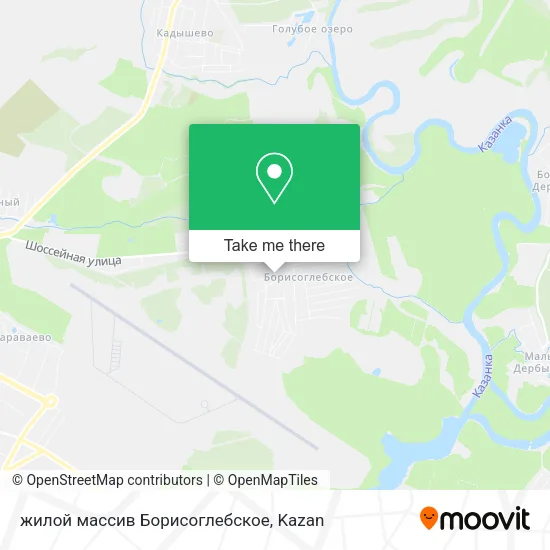 жилой массив Борисоглебское map