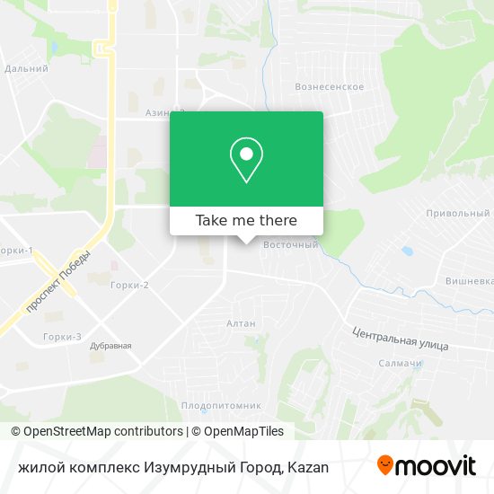 жилой комплекс Изумрудный Город map