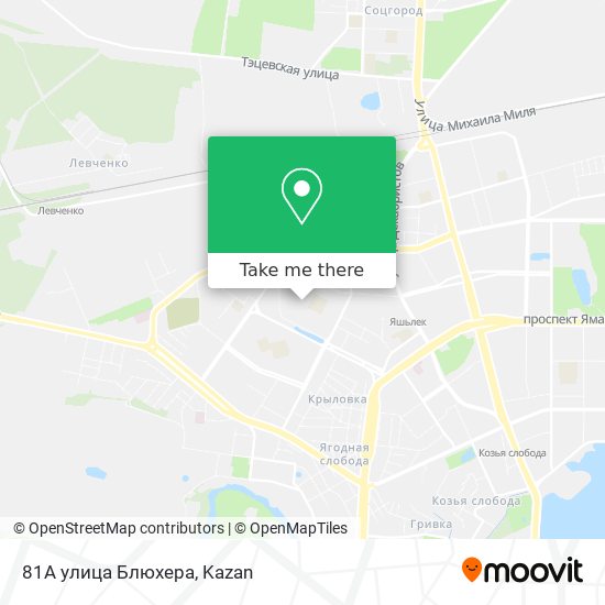 81А улица Блюхера map